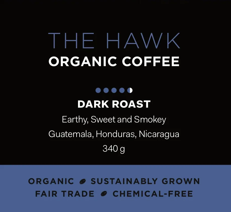 Hawk Hawk Dark Blend† 5 lb Bag Whole Beans